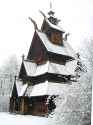 Gol Stave Church 1200 AD Oslo Norway