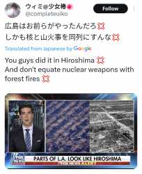 american is comparing forest fire to worst genocide of history