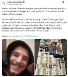 /pol/ack arrested for threatening kikes on here