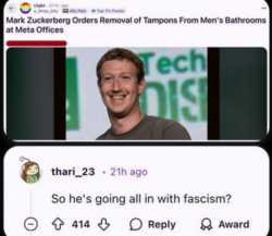 /pol/ - ZUCKERBERG IS LITERALLY HITLER - Politically Incorrect - 4chan