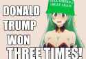 Trump won 3 times