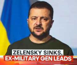 Zelensky sinks