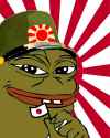 5493 - frog japan japanese pepe textless