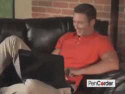 laughing at