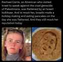 Rachel corri bulldozer pancake