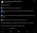 Screenshot 2025-06-06 at 20-20-32 Treasury Secretary Scott Bessent on X Imagine a bill that ➡️Finishes President Trump’s border wall ➡️Raises take-home pay for American families between $7 800 and $13 300 ➡️Sparks a manufacturing bo[...]