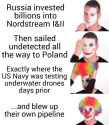 Russia Blew Up Their Own Nordstream Pipeline Clown