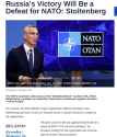 2022-10-11 Russia&#039;s Victory Will Be a Defeat for NATO - Jens Stoltenberg Ukraine War