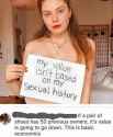 delusional woman thinks sex history isnt value shoe analogy