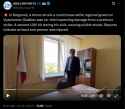 In Belgorod, a drone struck a courthouse while regional governor Vyacheslav Gladkov was on-site inspecting damage from a previous strike. 06-06-2025 during his visit HD