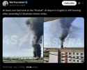 At least one fuel tank at the &#039;Kristall&#039; oil depot in Engels is still burning after yesterday’s Ukrainian drone strike. 07-06-2025