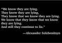 russia lie - solzenicin