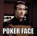 star trek data poker face