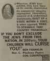 ben franklin on jews