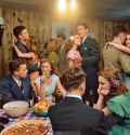 Teenagers at house party, 1947