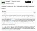 BRICS is a Goldman Sachs creation
