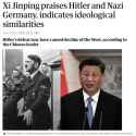 Xi Jinping praises Hitler