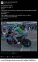Indian ran over policeman with motorbike