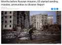 Months before Russian invasion