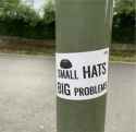 small hats big problem