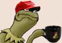 MAGA Kermit with recursive mug