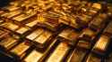 ai-generated-gold-bars-on-a-dark-background-photo