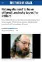 BIBI_Lewinsky tapes for Pollard