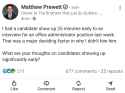 Matthew Prewett Retarded Post