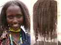 Egyptian wig on right