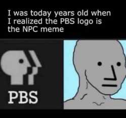 pbs logo npc meme