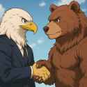 Mutual Respect_ Eagle and Bear