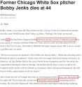Vaxx death - Bobby Jenks