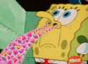 spongebob sniff