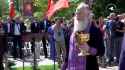 russian priest blessing Joseph Stalin monument.webm