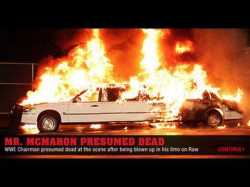 Vince McMahon limo explodes