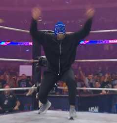 blue mask