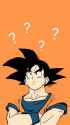 Confused thinking Goku