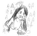 Saki screams
