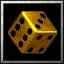 gold dice