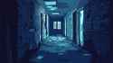 hallway nighttime