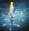 a light on the water