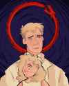 charlotte and her father - @elasticveins
