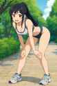 Outdoor Workout in Lush Park