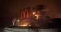 McDonalds on fire