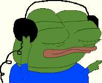 pepe-listening-to-music