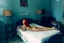 rihanna naked on bed