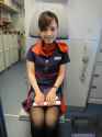 Hongkong airlines stewardesses smile E_11