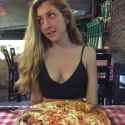 cute pizza gal