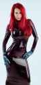 latex dress bianca