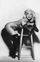 madonna _ Leaning on a high chair